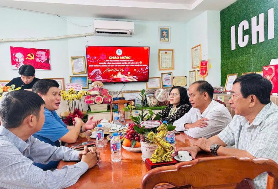 ICHI VINH DỰ ĐÓN TIẾP LÃNH ĐẠO ĐẾN THĂM VÀ CHÚC TẾT